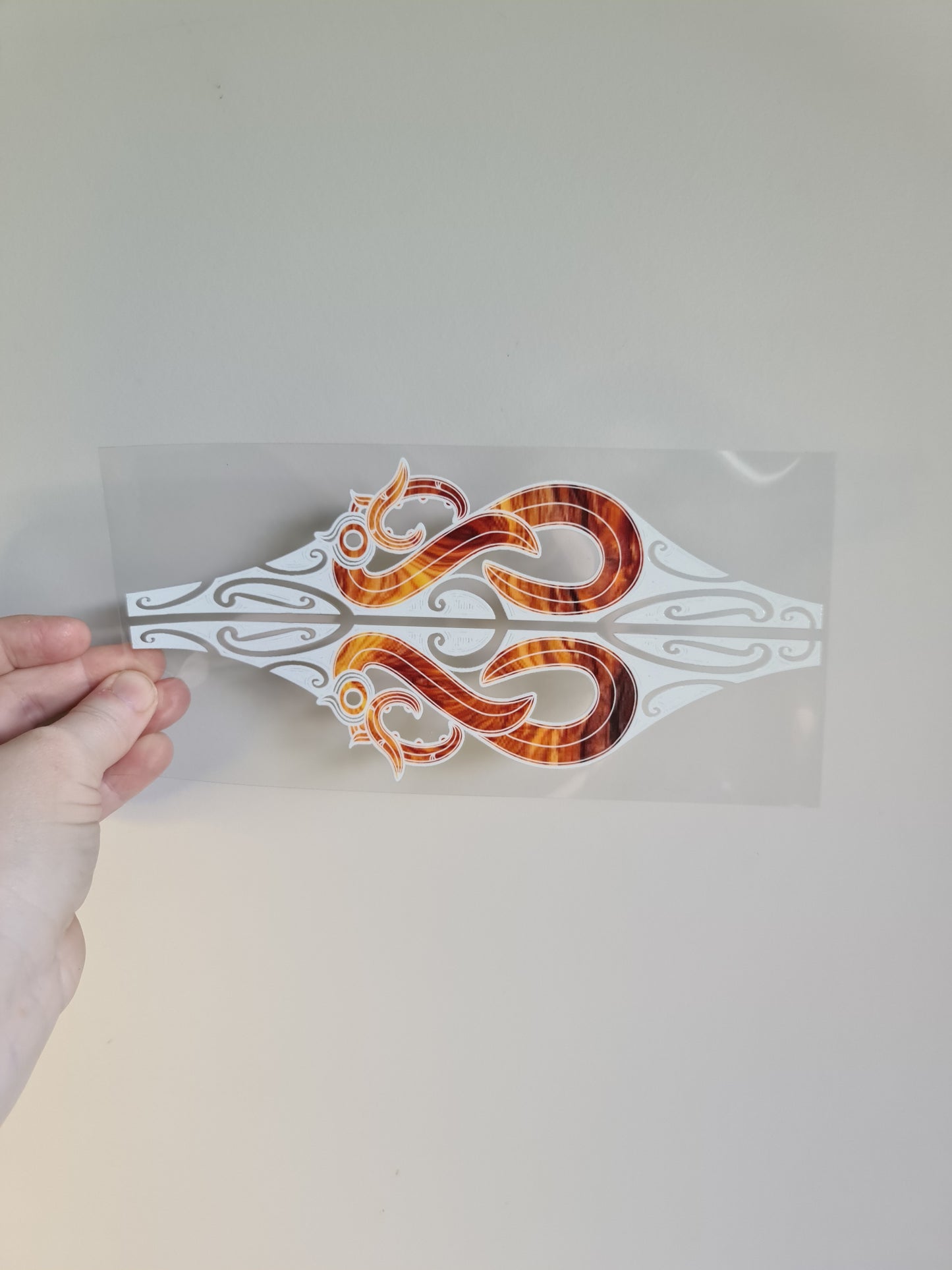 UV dtf transfer Maori design 23cmx11cm 16oz wrap #1324