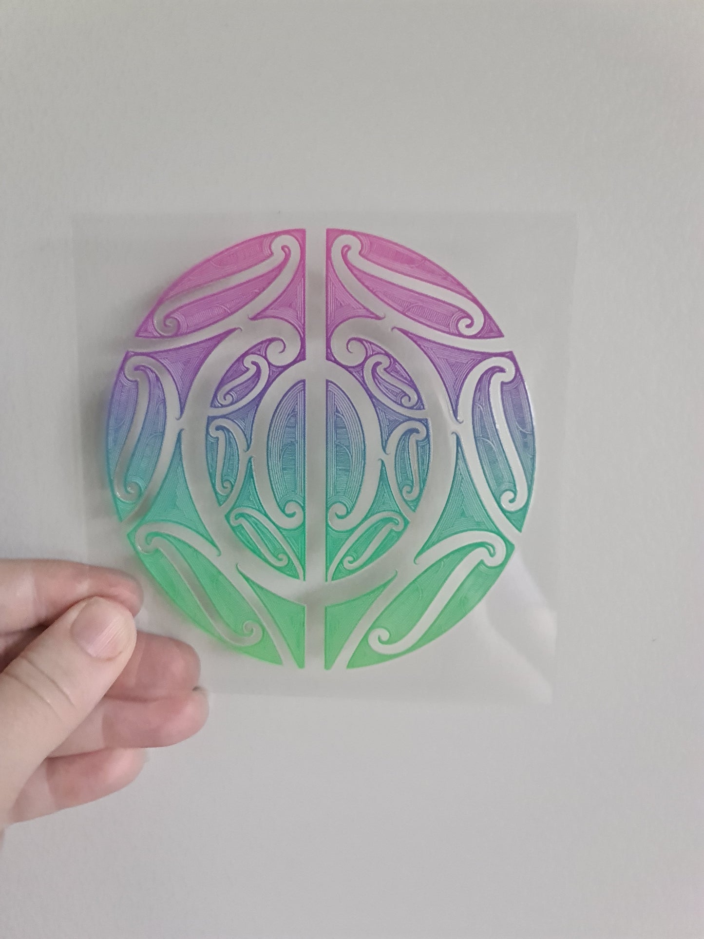UV dtf Maori design mini size 11cmx11cm #438