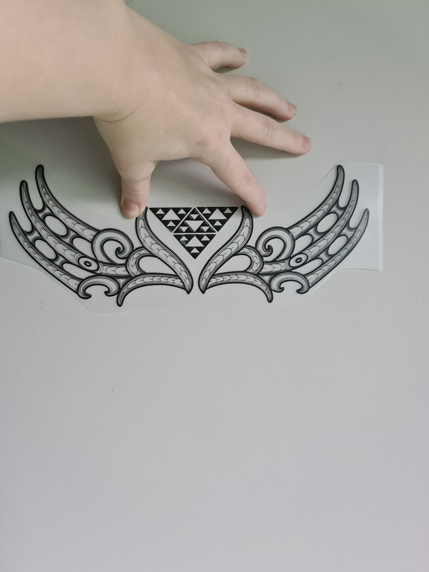 Sublimation custom Maori design Iron on 30cm