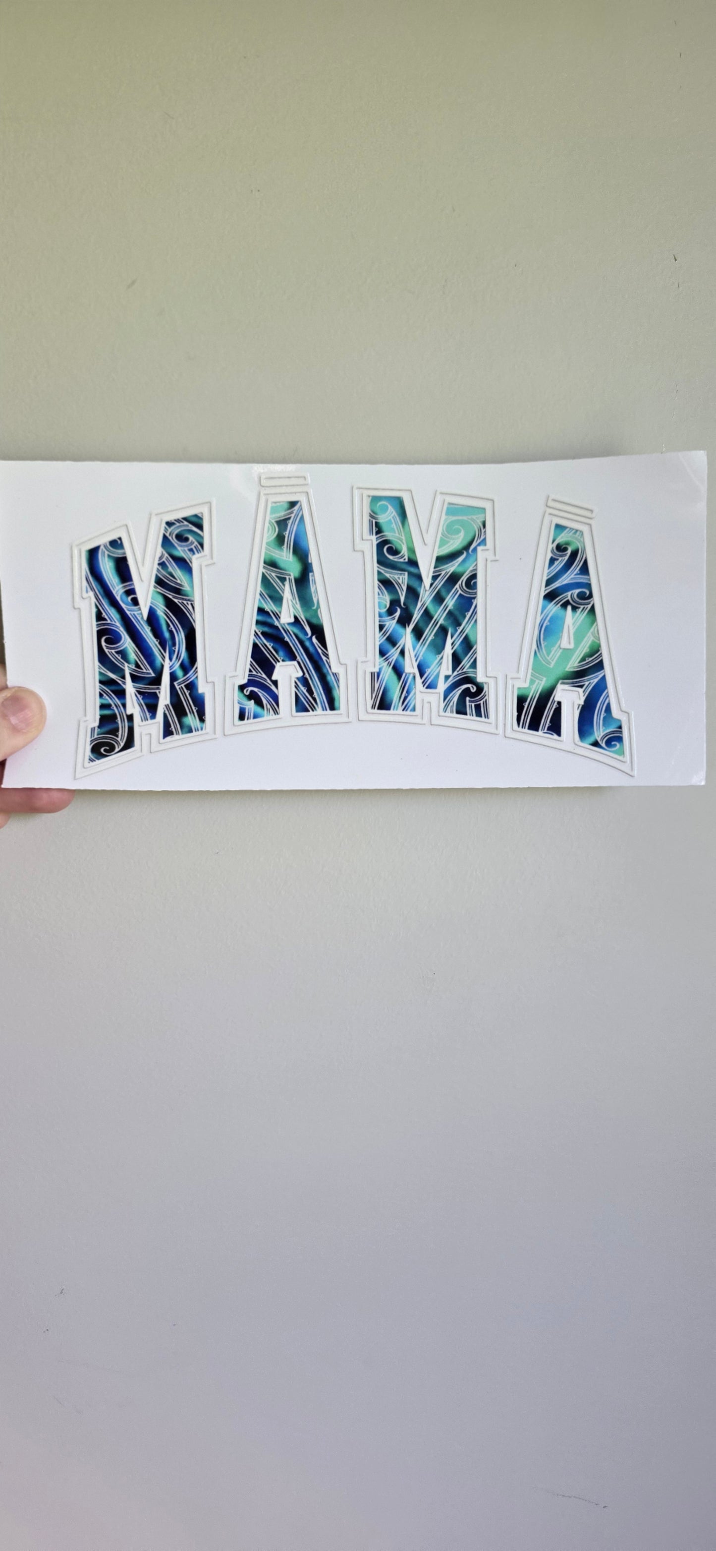 UV dtf transfer Maori design 23cmx11cm 16oz wrap #1642 mama wrap