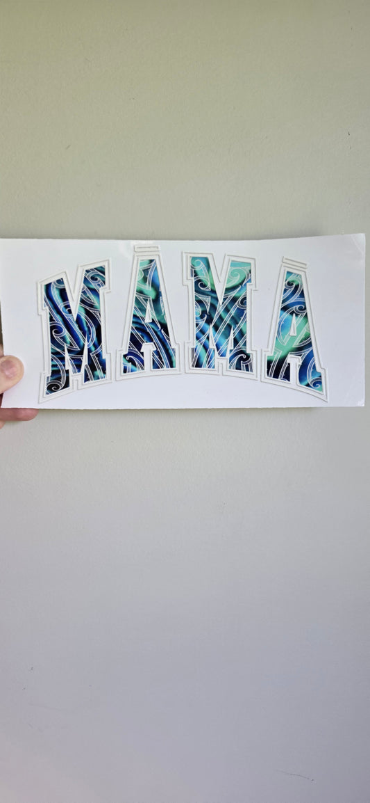 UV dtf transfer Maori design 23cmx11cm 16oz wrap #1642 mama wrap