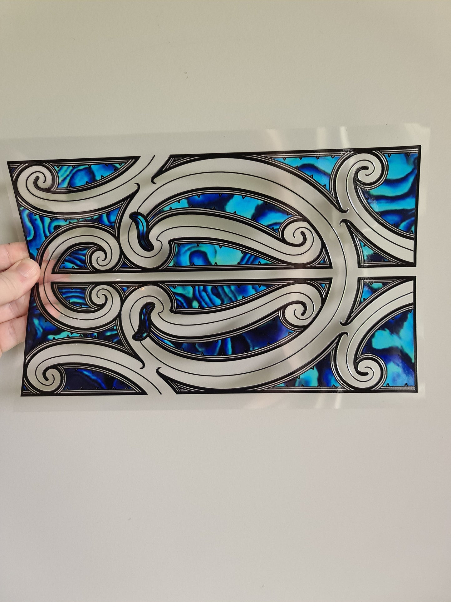 XL UV DTF DECAL MAORI DESIGN 28CMX19CM  #05