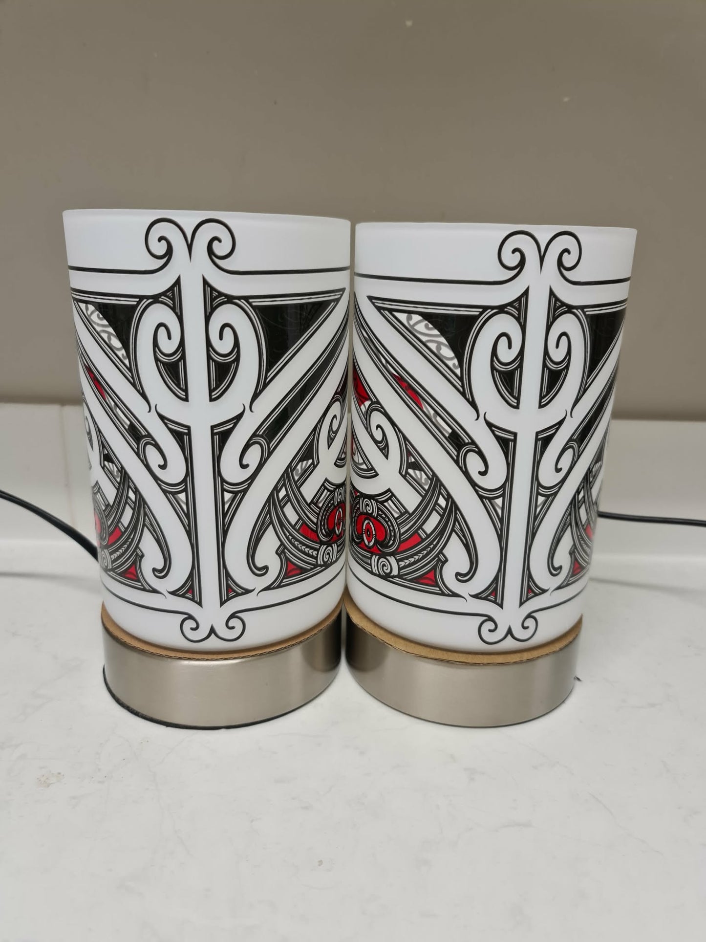 Maori design touch lamp - set 2 lamps (pre-order)