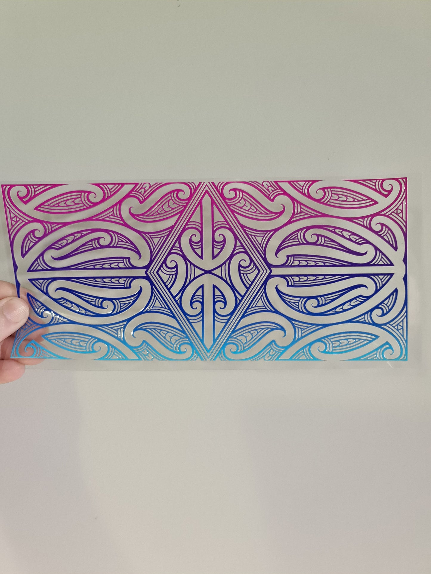 UV dtf Maori design 23cmx11cm 16oz wrap #789