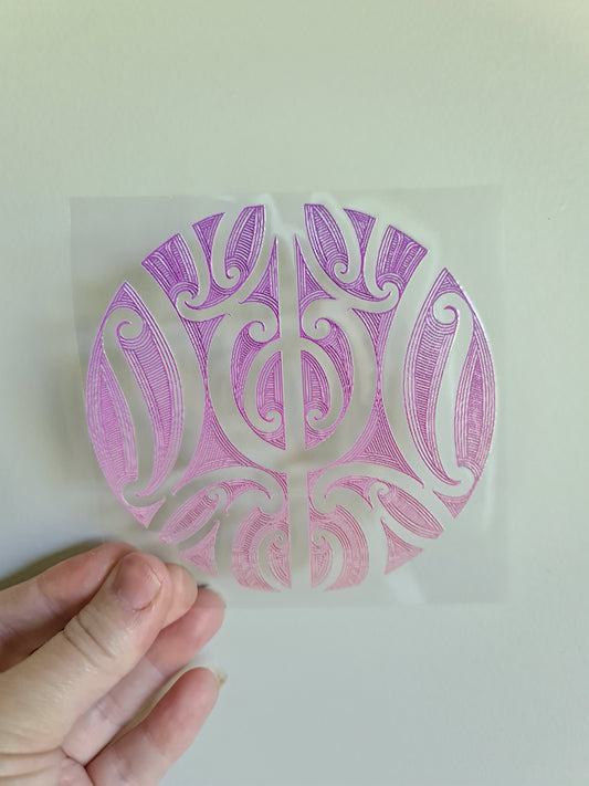 UV dtf Maori design mini size 11cmx11cm #577