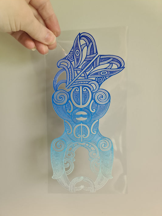 UV dtf transfer Maori design 23cmx11cm 16oz wrap #1258