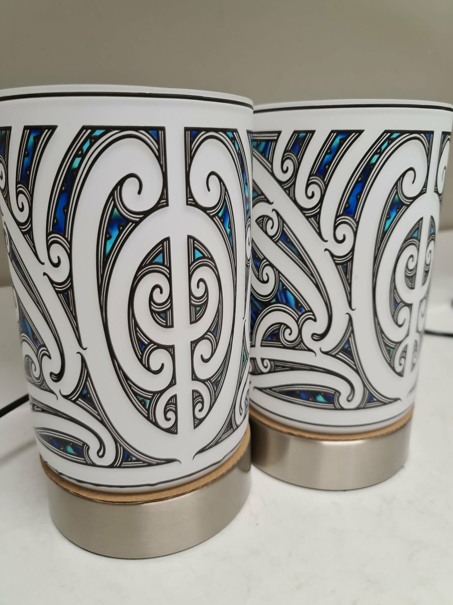 Maori design touch lamp - set 2 lamps (pre-order)