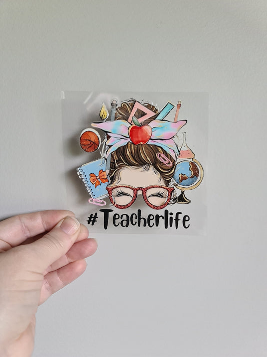 TEACHER AND KAIAKO dtf transfer Maori design 11cm sticker #1459