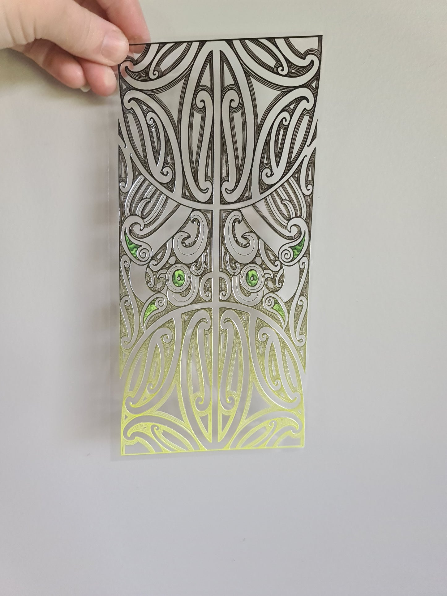 UV dtf Maori design 23cmx11cm 16oz wrap #723