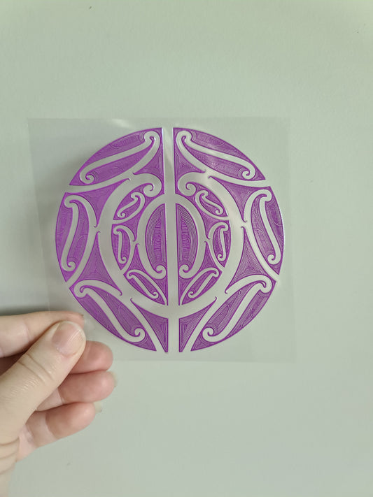 UV dtf Maori design mini size 11cm  #1338