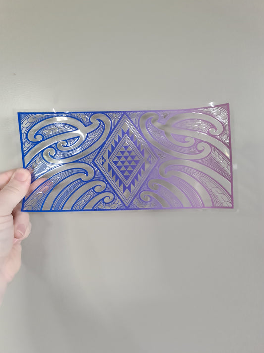 Uv dtf Maori design 23cmx11cm 16oz wrap #254