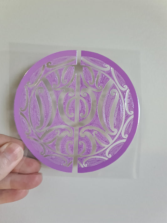 UV dtf Maori design mini size 11cmx11cm #939