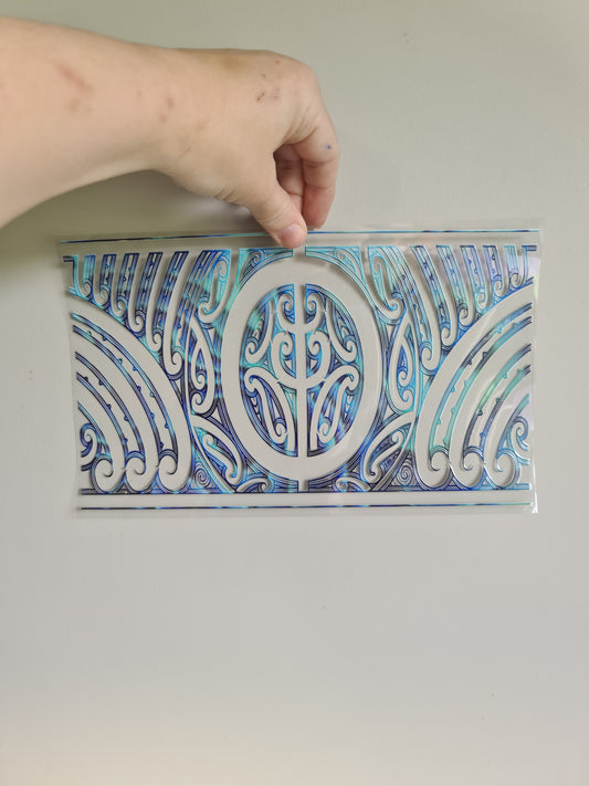 XL UV DTF DECAL MAORI DESIGN 28CMX17CM for touch lamps #94