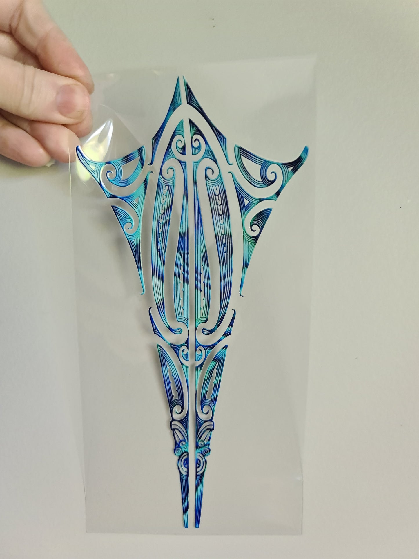 UV dtf Maori design 23cmx11cm 16oz wrap #1124
