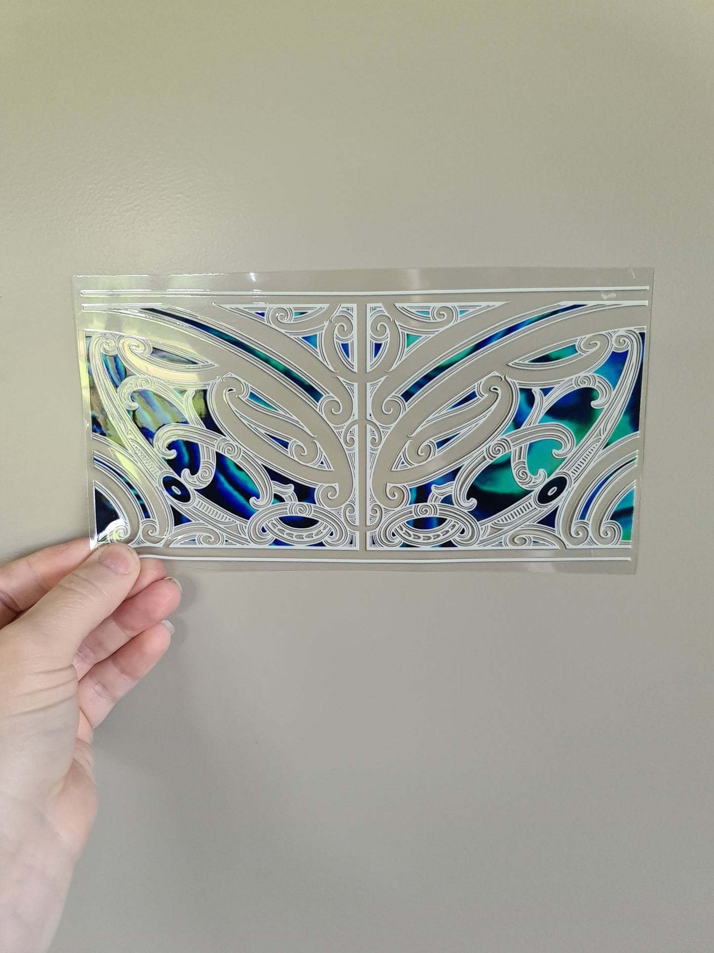 UV dtf transfer Maori design 22cmx11cm 16oz wrap #1509