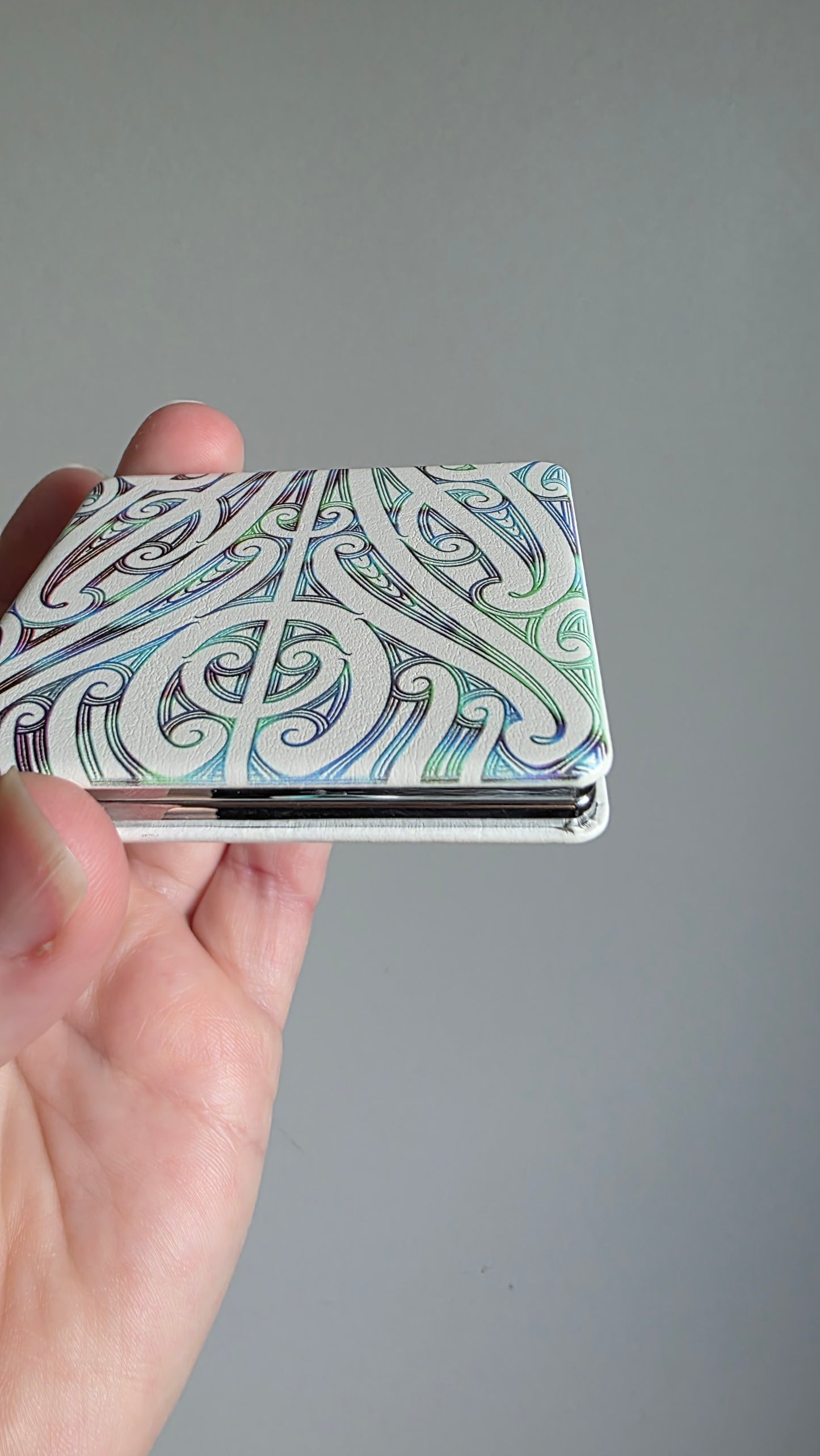 Maori design pocket mirror