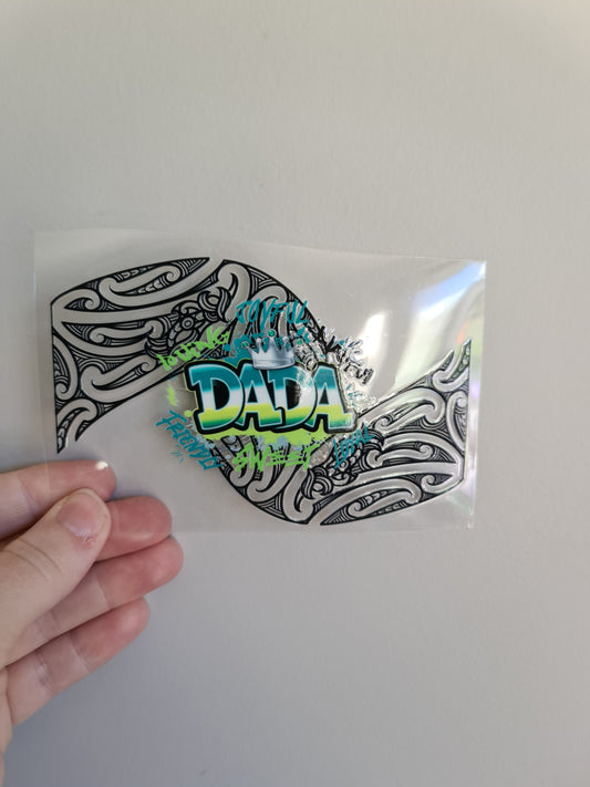 UV dtf Maori design mini size 12cm fathers day