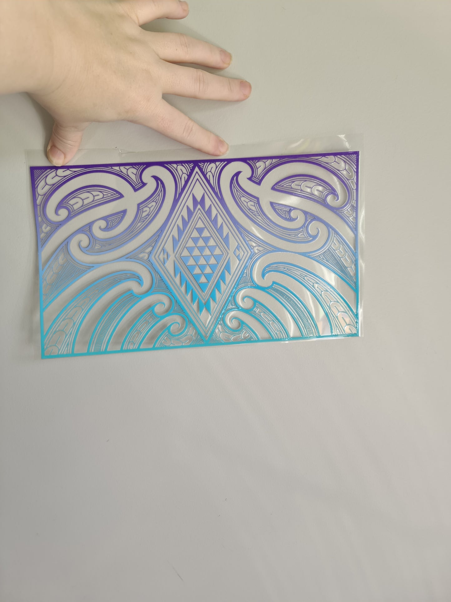 XL UV DTF DECAL MAORI DESIGN 28CMX17CM #20