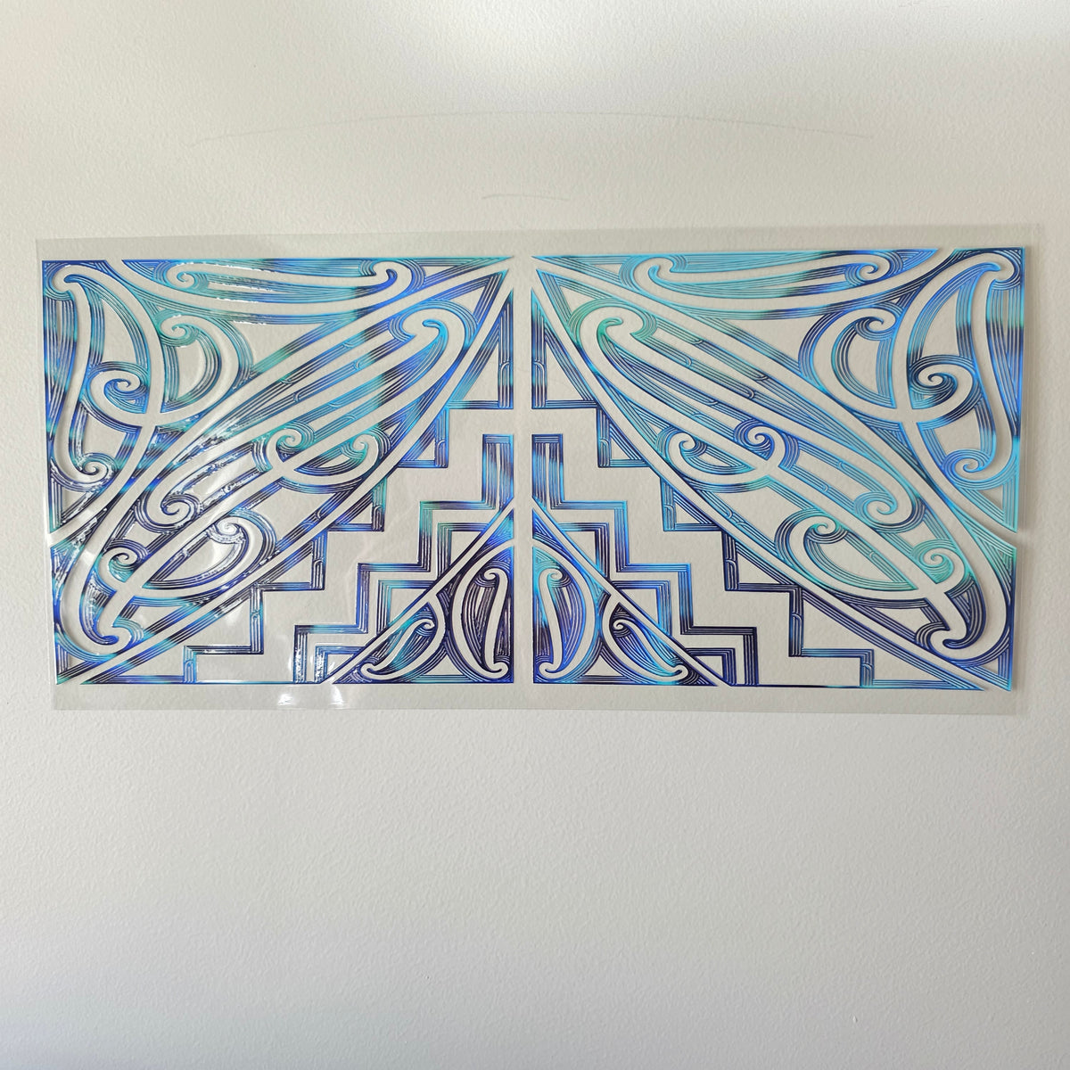 XL UV DTF DECAL MAORI DESIGN 38CMX17CM for touch lamps #67