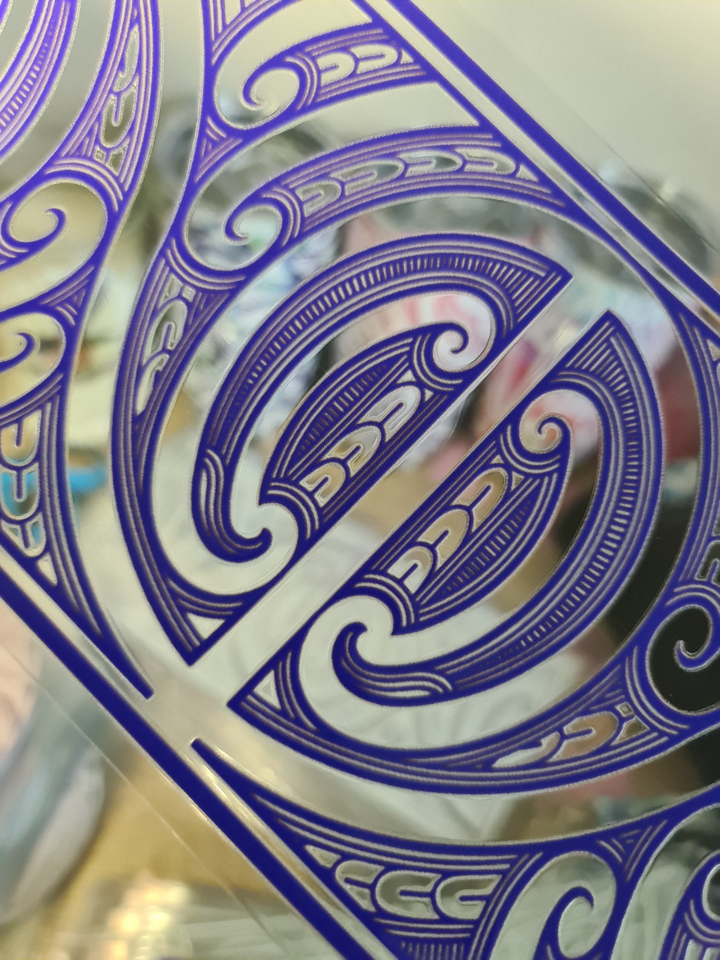UV dtf Maori design 23cmx11cm 16oz wrap #780