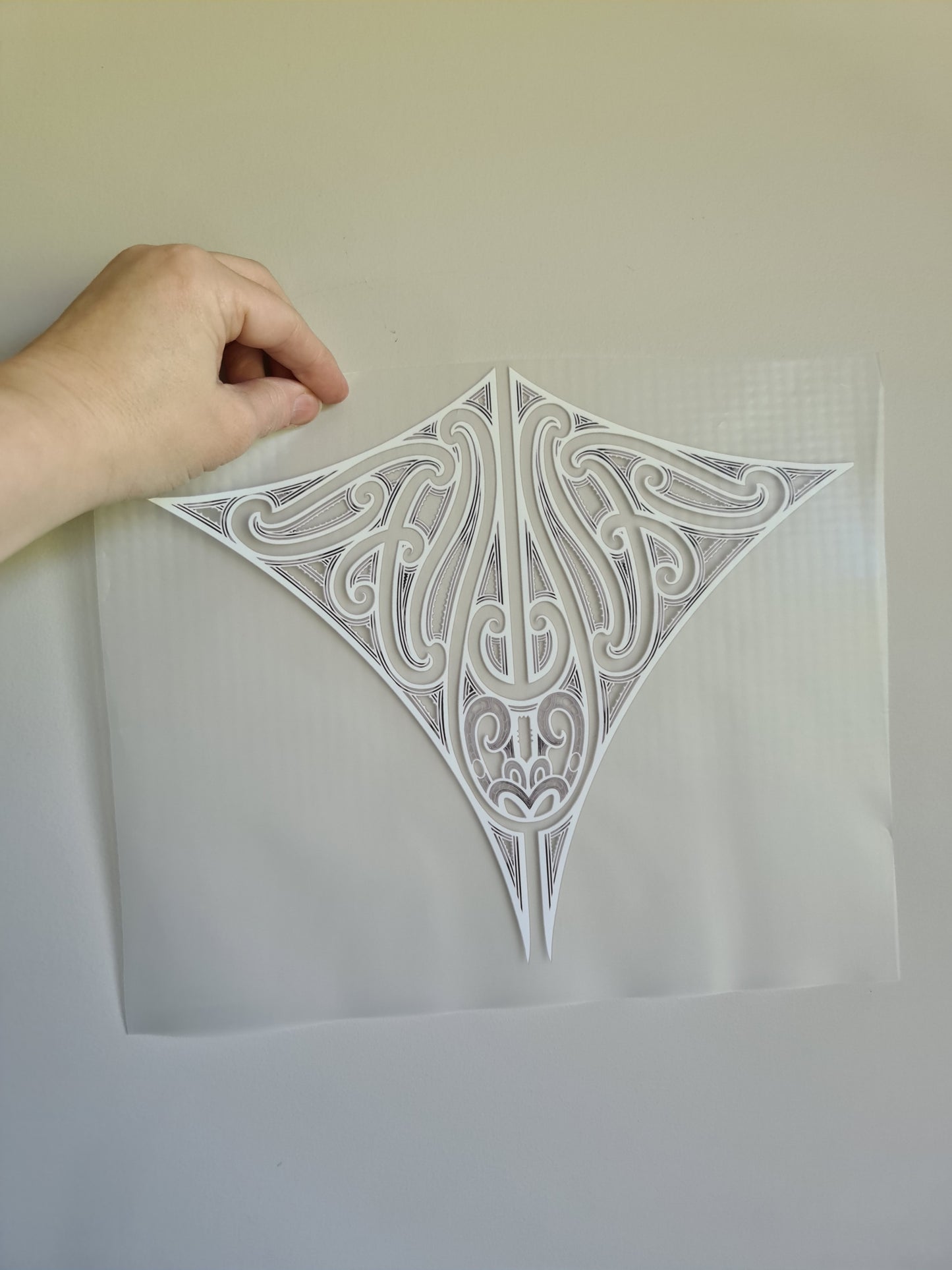 Sublimation custom Maori design Iron on 30cm