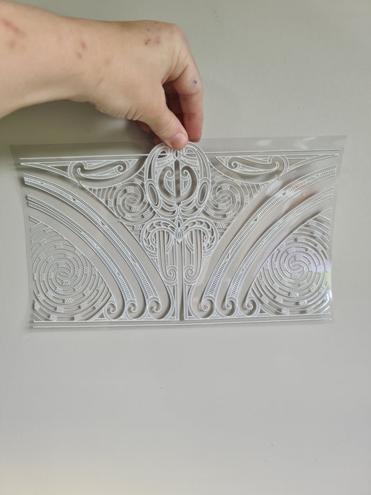 XL UV DTF DECAL MAORI DESIGN 28CMX17CM for touch lamps #103