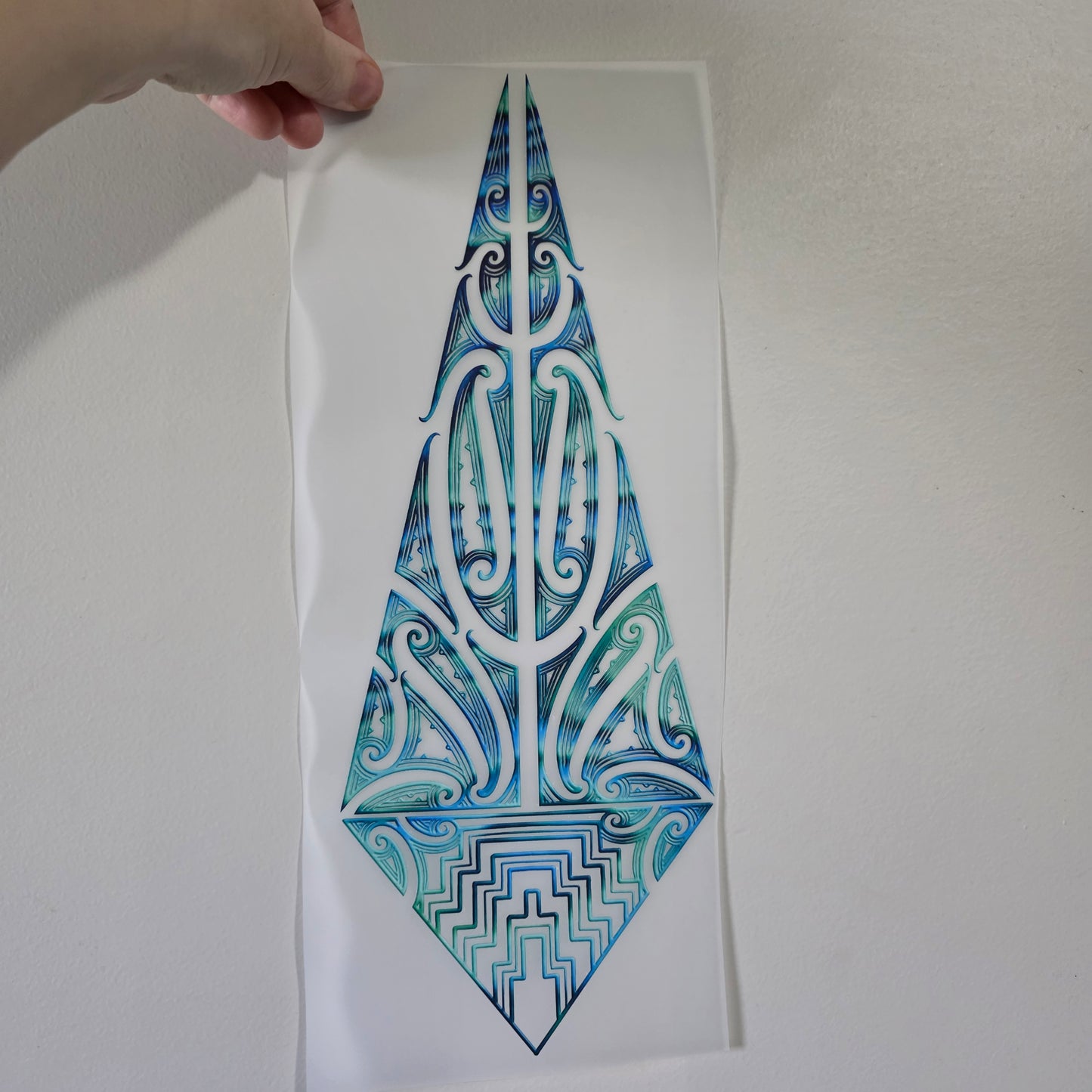 Maori design Iron on 39cm - XL