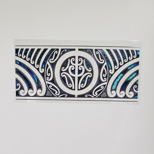 XL UV DTF DECAL MAORI DESIGN 38CMX17CM for touch lamps #03