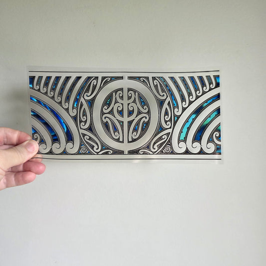 UV dtf transfer Maori design 24cmx11cm 16oz wrap #1526