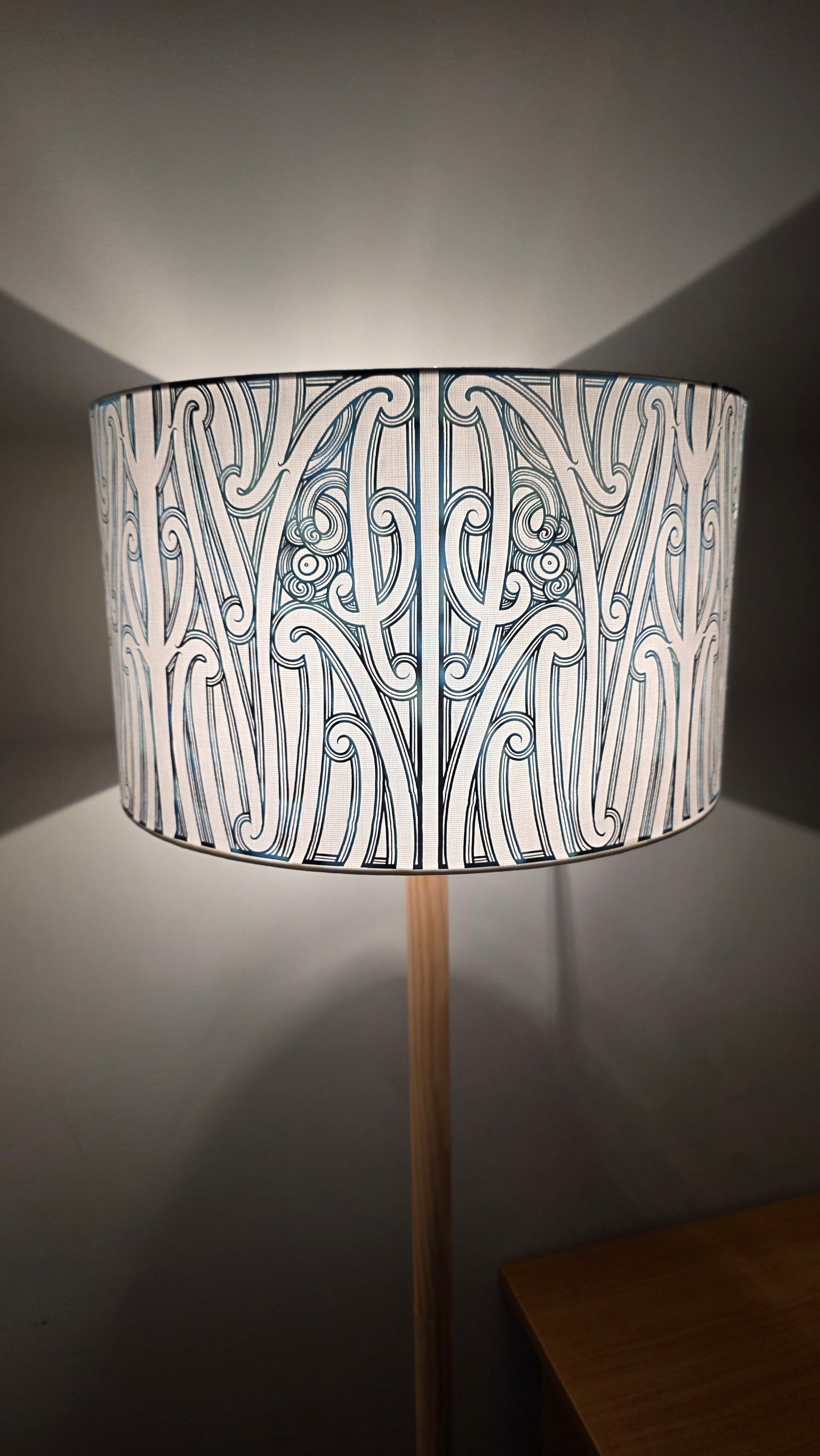 Maori Design Floor Lamp - Paua PRE-ORDER