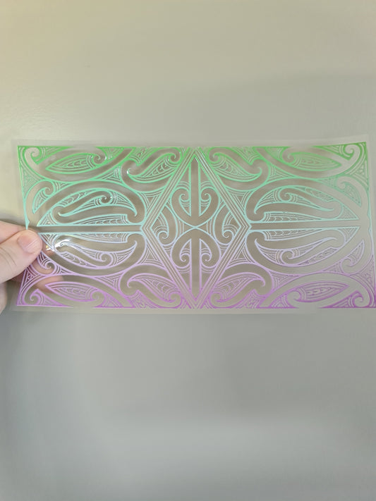 Uv dtf Maori design 23cmx11cm 16oz wrap #225