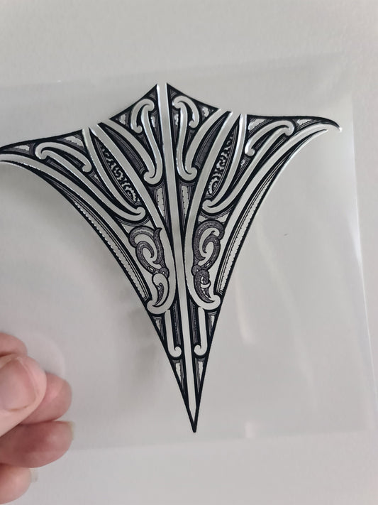 UV dtf Maori design mini size 11cmx11cm #458