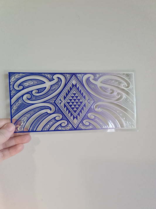 UV dtf Maori design 23cmx11cm 16oz wrap #887