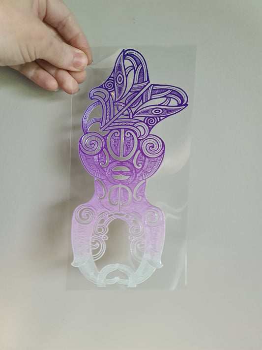 UV dtf Maori design 23cmx11cm 16oz wrap #1134