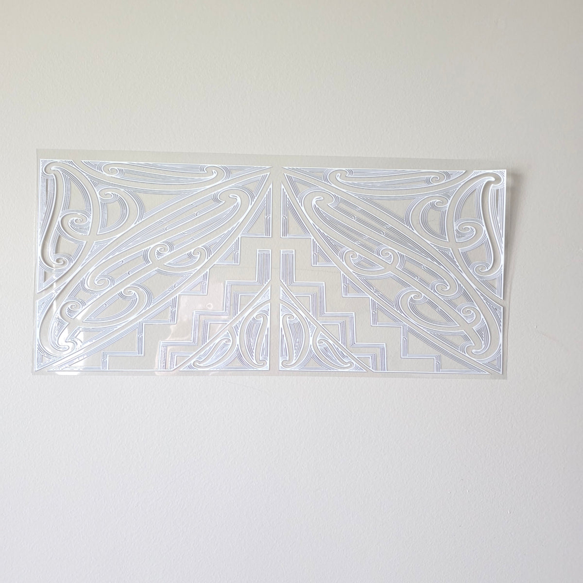 XL UV DTF DECAL MAORI DESIGN 38CMX17CM for touch lamps #86