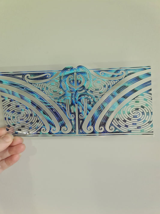 UV dtf transfer Maori design 23cmx11cm 16oz wrap #1226