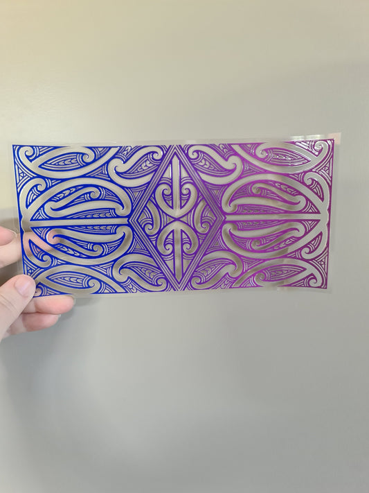Uv dtf Maori design 23cmx11cm 16oz wrap #227