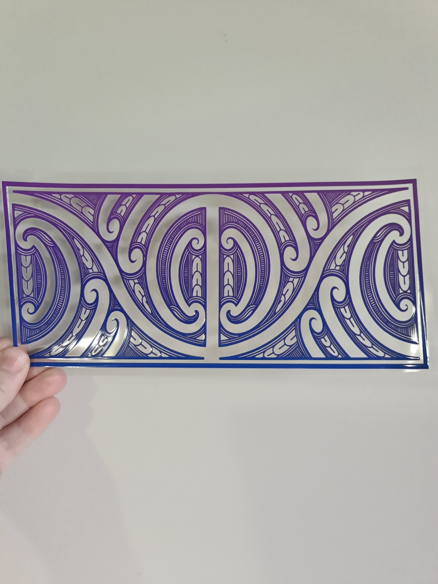 UV dtf Maori design 23cmx11cm 16oz wrap #752
