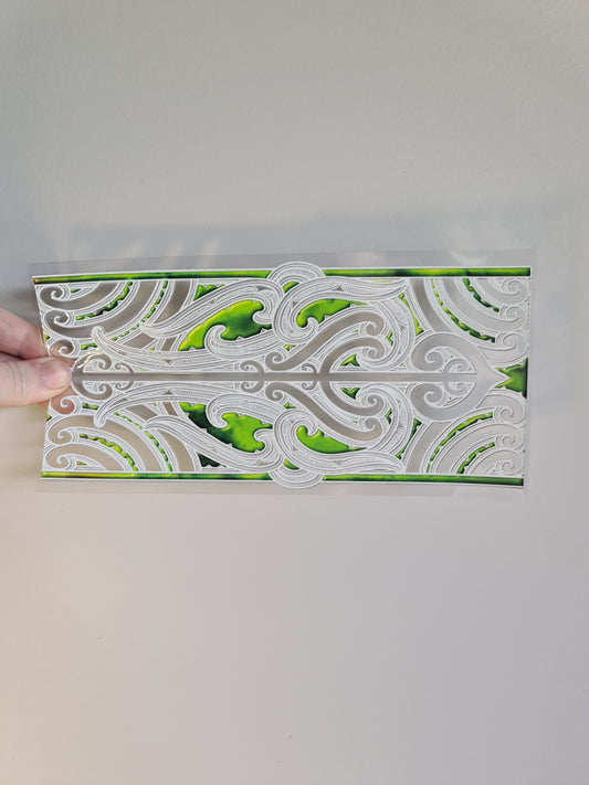 UV dtf transfer Maori design 23cmx11cm 16oz wrap #1327