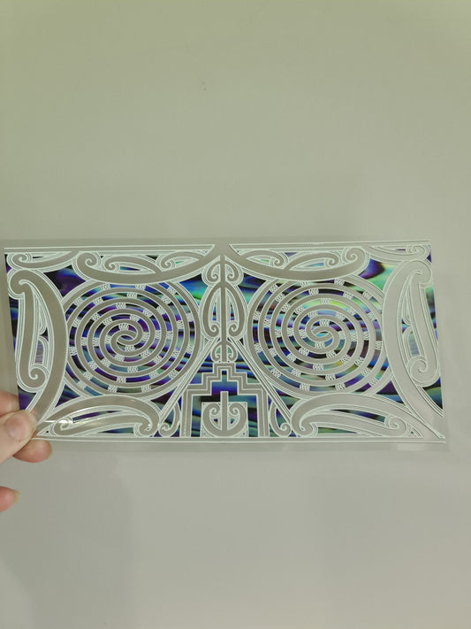 UV dtf transfer Maori design 23cmx11cm 16oz wrap #1168