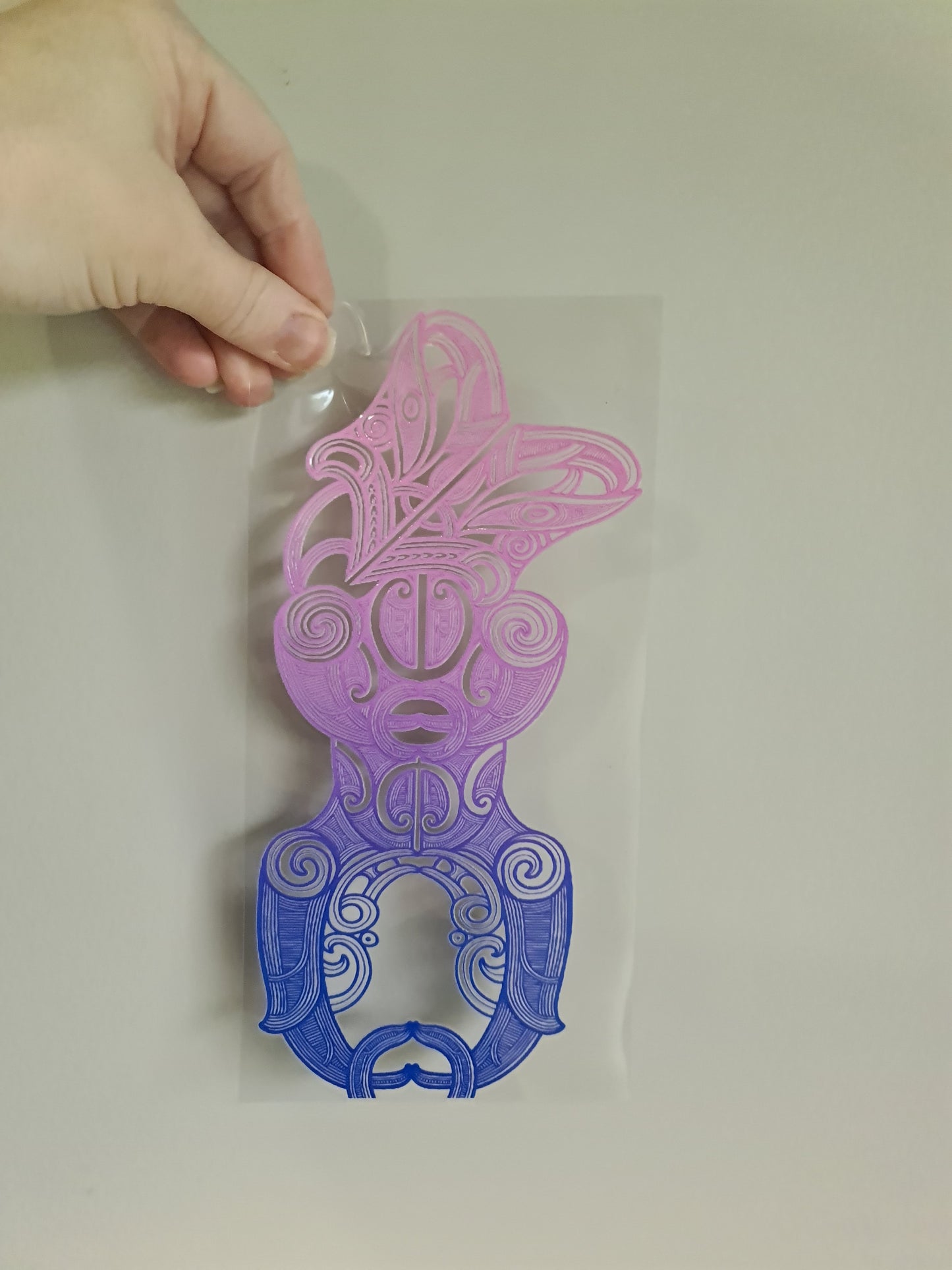 UV dtf transfer Maori design 23cmx11cm 16oz wrap #1249