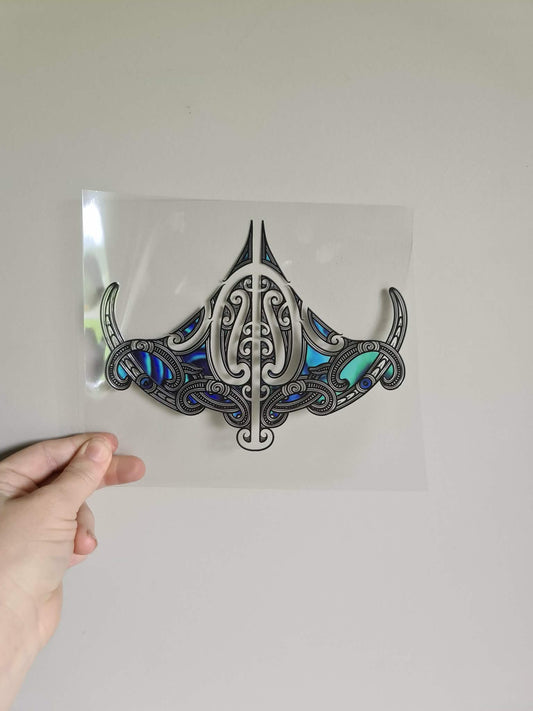 20cm UV DTF DECAL MAORI DESIGN 20cm Window decal