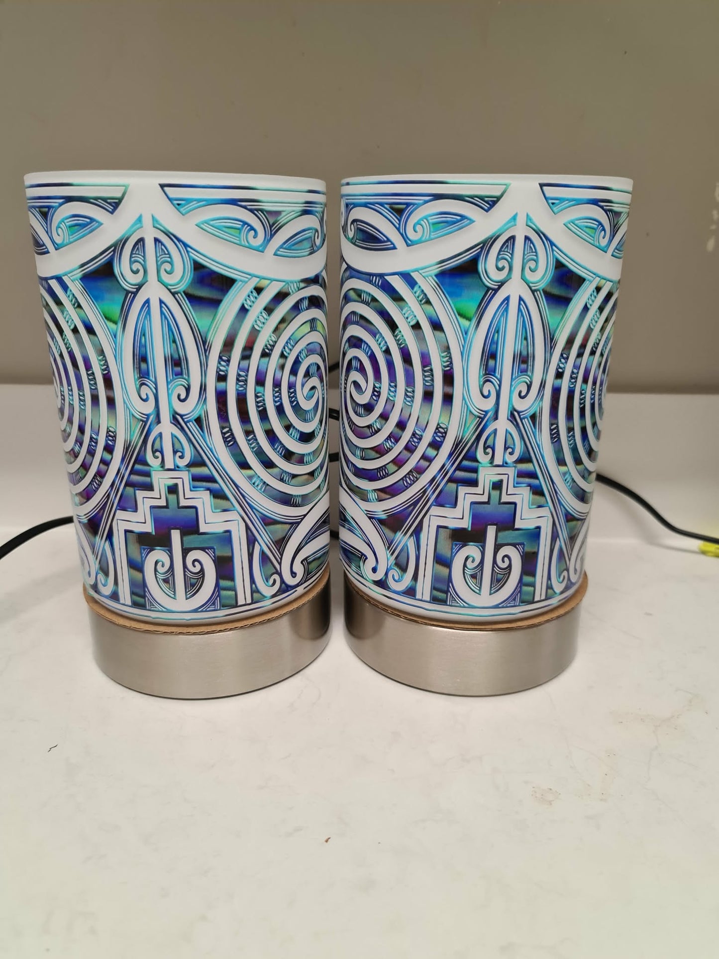 Maori design touch lamp - set 2 lamps (pre-order)