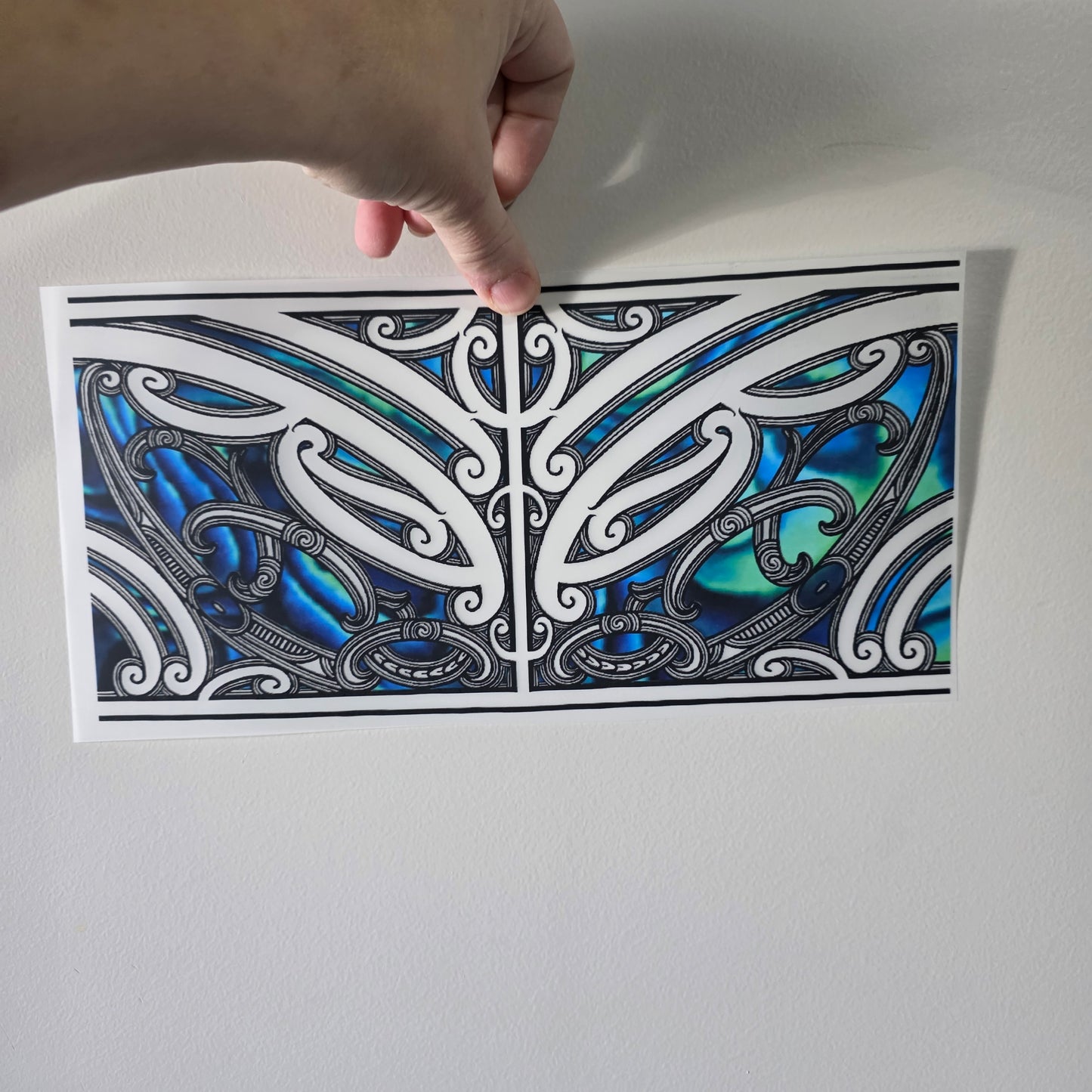 Maori design Iron on DTF 30cmx14cm