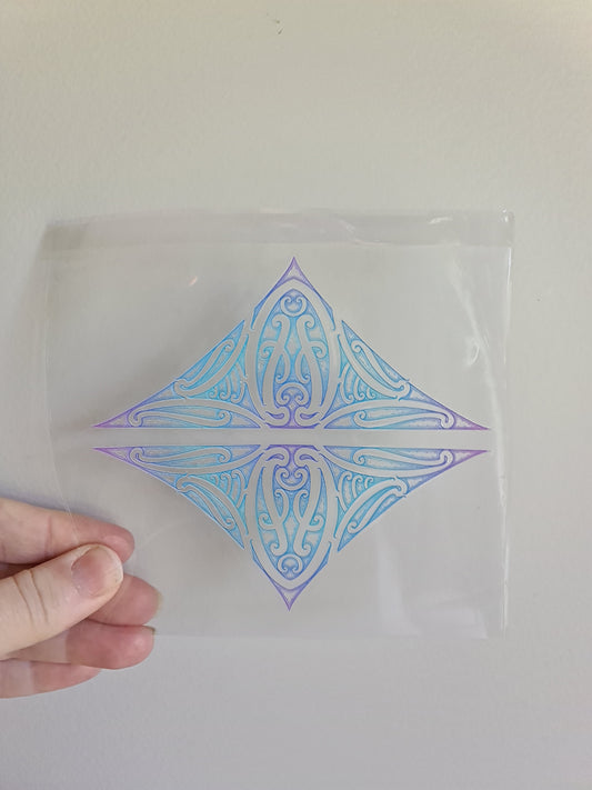 UV dtf Maori design mini size 13cm