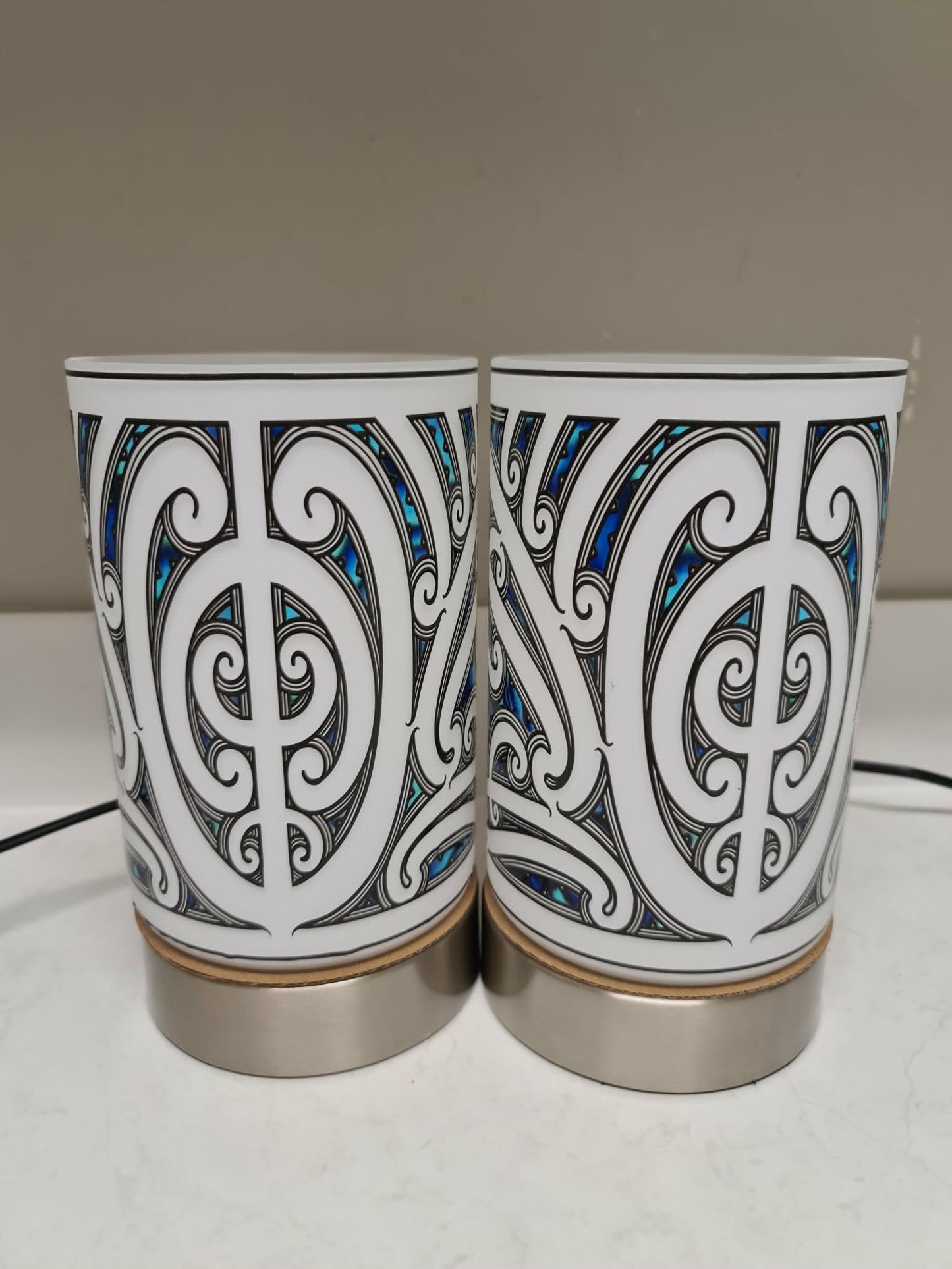 Maori design touch lamp - set 2 lamps (pre-order)