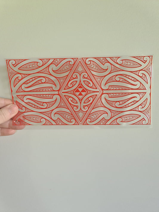 UV dtf Maori design 23cmx11cm 16oz wrap #715