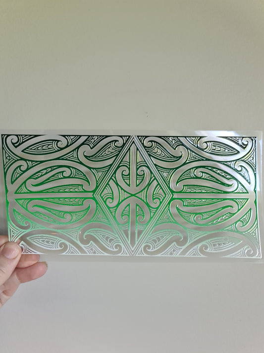 UV dtf Maori design 23cmx11cm 16oz wrap #1115