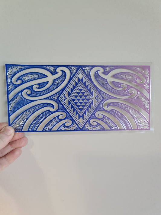 UV dtf Maori design 23cmx11cm 16oz wrap #890