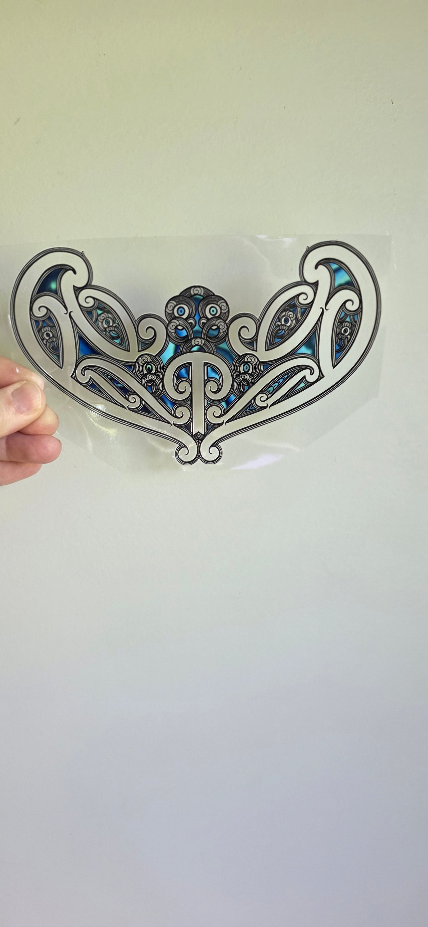 UV dtf transfer Maori design 17cmx11cm 16oz wrap #1630